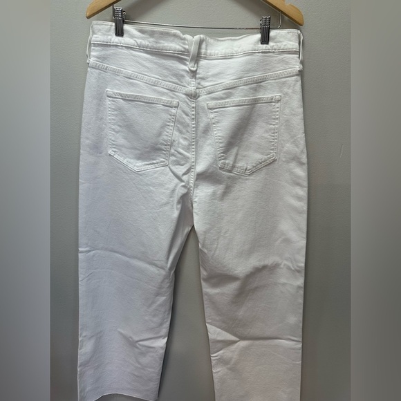 NWT! J. Crew Slim wide-leg jean in white wash. Size 32. $148 - Picture 6 of 7